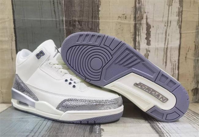 Men's Running weapon Air Jordan 3 White Shoes 0132